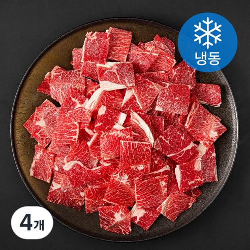동원 호주산 우전각 국거리용 (냉동), 2kg, 4개