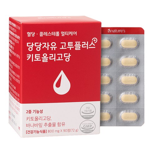 당당자유 고투플러스 키토올리고당 72g, 90정, 1개