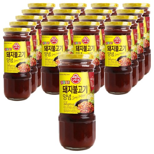 오뚜기 과일담은 돼지불고기 양념, 245g, 18개