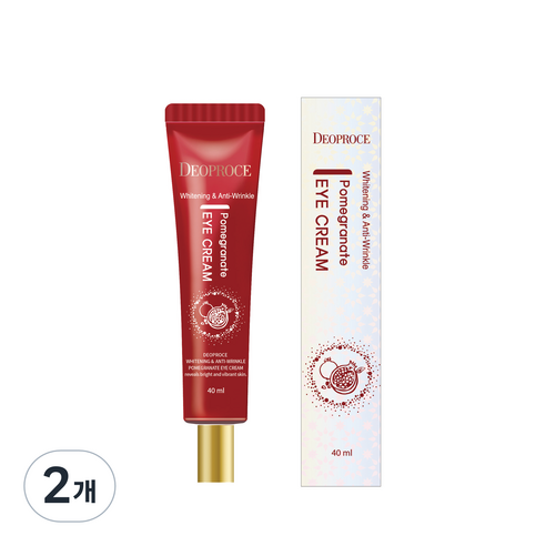 디오프러스 화이트닝 앤 안티링클 석류 아이크림, 40ml, 2개