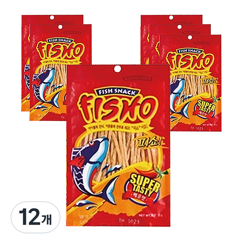 피쇼 어포 슈퍼테이스티, 15g, 12개