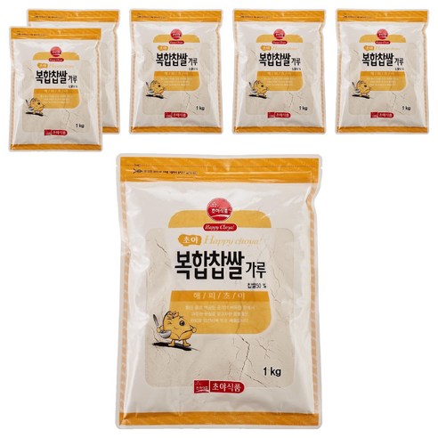 초야 복합찹쌀가루, 1kg, 6개
