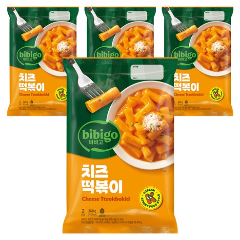 비비고 치즈떡볶이, 360g, 4개