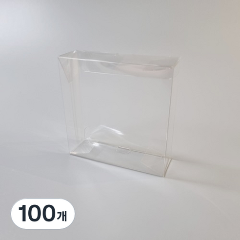 수세미 포장 투명상자 1구 1호 9.5 x 3 x 9.5 cm, 100개