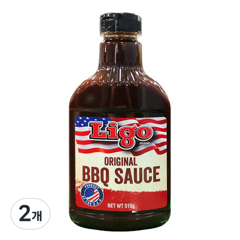 리고 오리지널 바베큐 소스, 510g, 2개