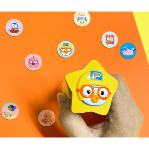 뽀로로 스티커 도장으로 아이의 상상력과 창의력을 마음껏 펼쳐주세요!