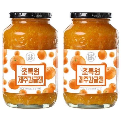 초록원 제주감귤잼, 1kg, 2개