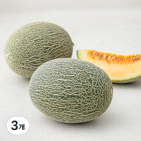 곰곰 고당도 하미과 멜론, 1.8kg(2입), 3개