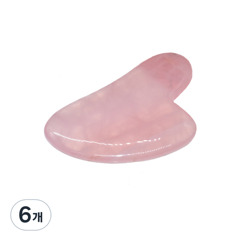 메이크그레이트 로즈쿼츠 괄사 하트형, 6개