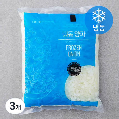 [로켓프레시]냉동 양파 (냉동), 1kg, 3개