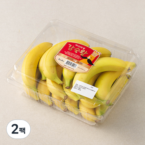 스미후루 감숙왕 바나나, 2.5kg, 2팩
