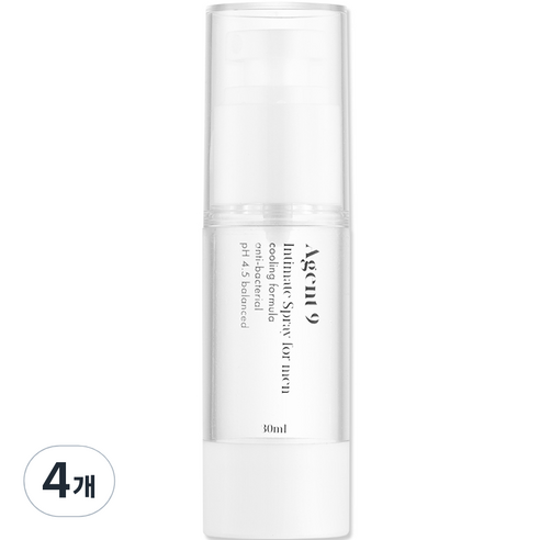 에이전트나인 남성스프레이, 30ml, 4개