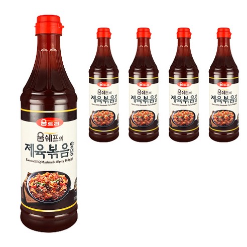 움트리 제육볶음양념, 1kg, 5개