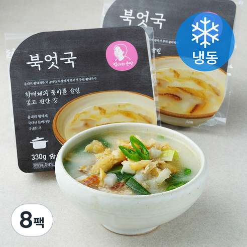 엄마의손맛 북엇국 (냉동), 330g, 8팩