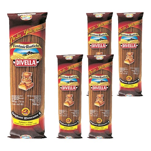 디벨라 통밀스파게티, 500g, 5개