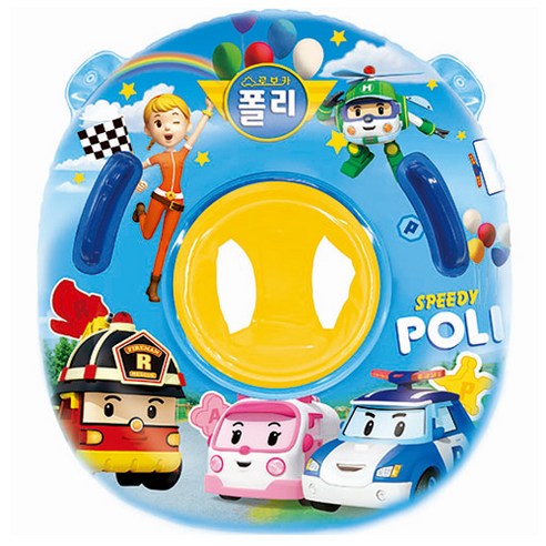 로보카폴리 베이직 유아동 쿠션보행기 튜브, 폴리, 1개