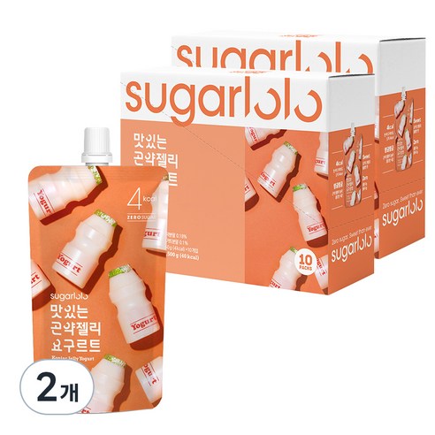 슈가로로 맛있는 요구르트 곤약젤리 10개입, 150g, 2개
