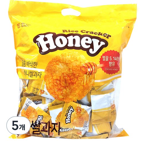허니 쌀과자 크리스피, 900g, 5개