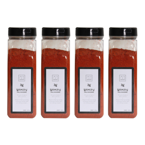 딜리셔스마켓 칠리시즈닝 대형, 450g, 4개