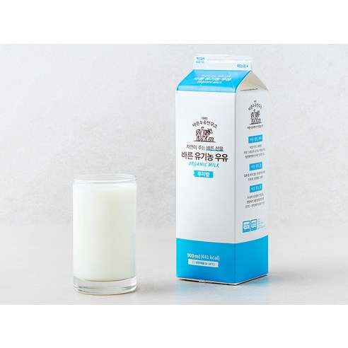 순수한 자연의 선물, 유기농 우유의 신선함과 고소함을 담은 바른우유연구소의 제품