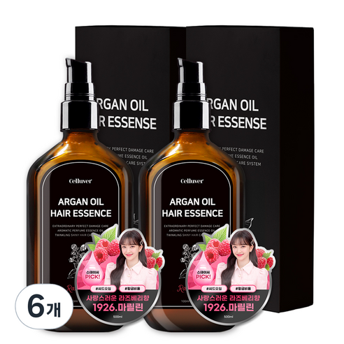 셀러버 아르간 퍼퓸 헤어오일 마릴린, 6개, 100ml