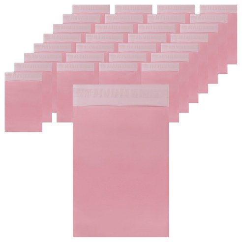 아이엔피 LDPE 택배봉투 연핑크 25p, 3개