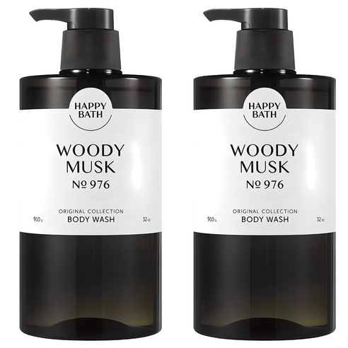 해피바스 오리지널 컬렉션 바디워시 우디머스크향, 910g, 2개