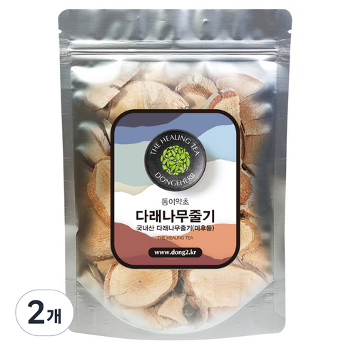 동이약초 국내산 다래나무줄기 미후등, 250g, 2개