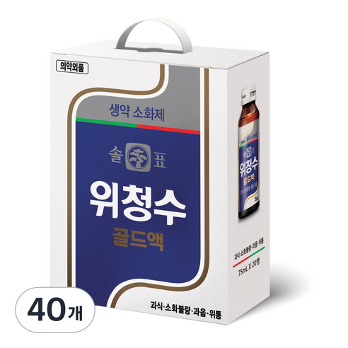 광동제약 솔표 위청수 골드액, 75ml, 40개