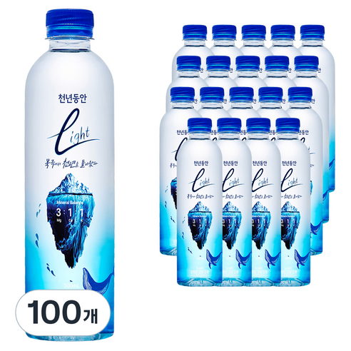 천년동안 라이트 해양심층수, 500ml, 100개