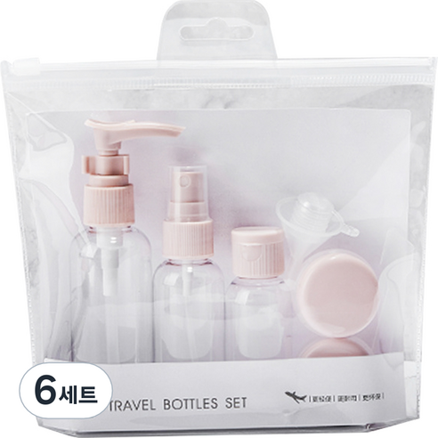 B0760 코메리 여행용 공병 8종 세트, 6세트