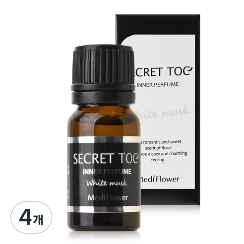 메디플라워 시크릿 톡 이너퍼퓸, 10ml, 4개