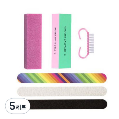 셀프 네일케어 키트, 혼합색상, 5세트