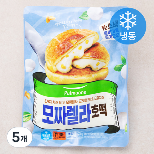 풀무원 모짜렐라 호떡 (냉동), 5개, 400g
