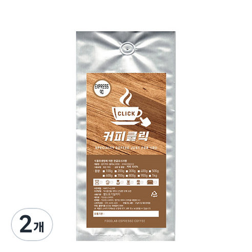 커피클릭 EXPRESS 90 분쇄 커피, 500g, 2개, 핸드드립