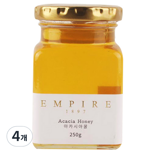 Empire 1897 아카시아꿀, 4개, 250g