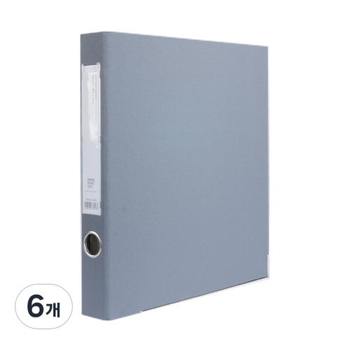 알파 웹D링 바인더 A4 3공 3cm AB948-7, 회색, 6개