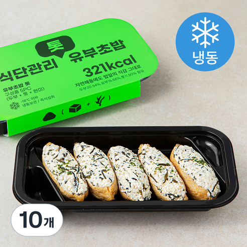 유부초밥 톳 5입 (냉동), 210g, 10개