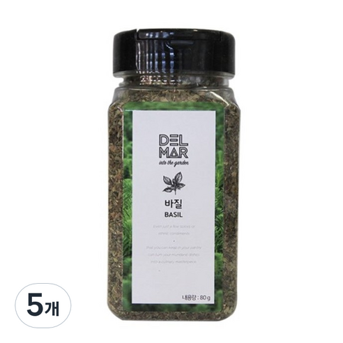 딜리셔스마켓 바질홀, 80g, 5개