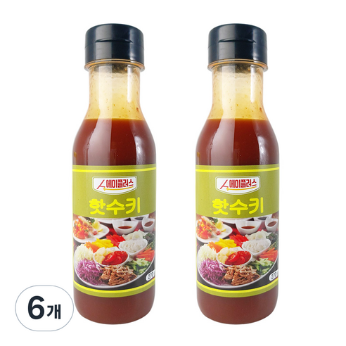 에이플러스 핫수키 소스, 270g, 6개