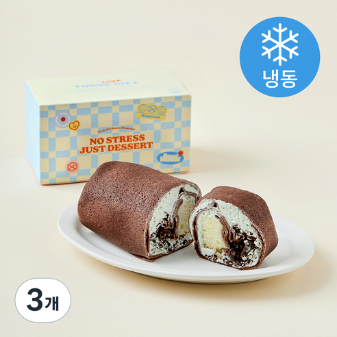 빌리엔젤 피스타치오 쇼콜라 수건 케이크 (냉동), 120g, 3개