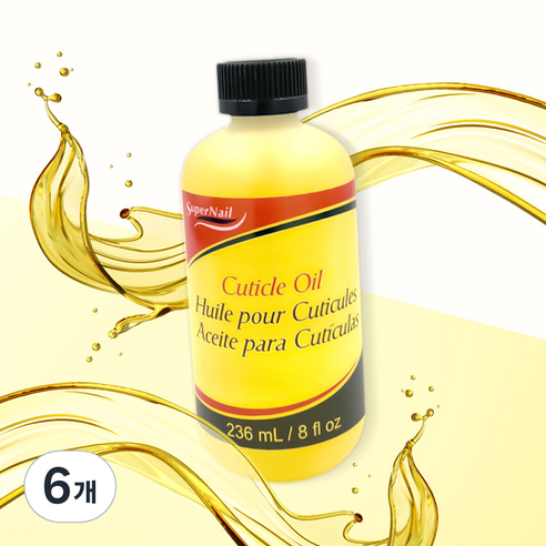 슈퍼네일 큐티클 오일 덕용, 236ml, 6개