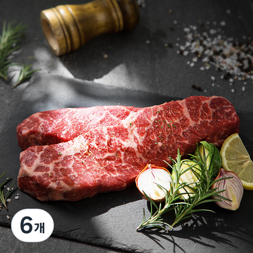 미트엔조이 미국산 살치살 스테이크 (냉장), 400g, 6개