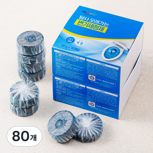 탐사 오래가는 변기세정제, 40g, 80개