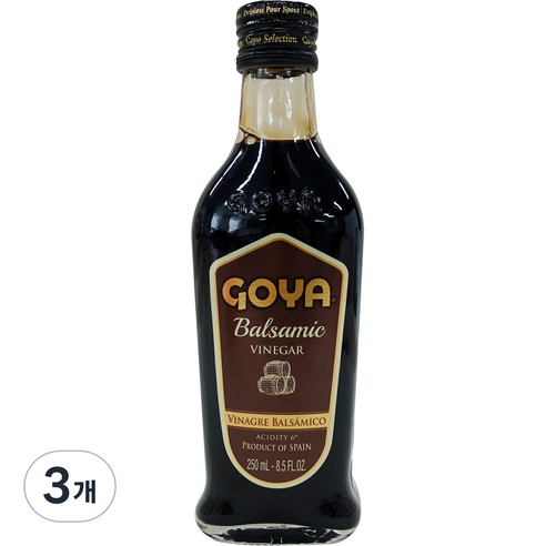 고야 발사믹 식초, 3개, 250ml