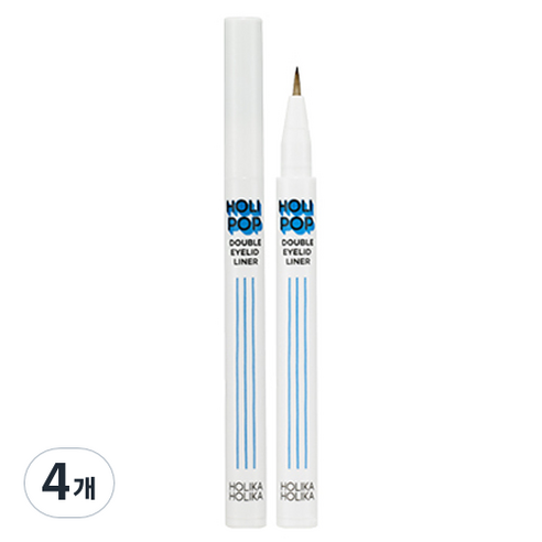 홀리카홀리카 홀리팝 쌍테라이너 0.5g, 블랙, 4개
