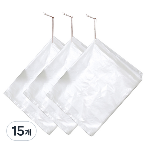 베로나 걸어쓰는 위생 비닐 막지 야채 봉투 중 25cm x 30cm, 중(M), 100개입, 15개