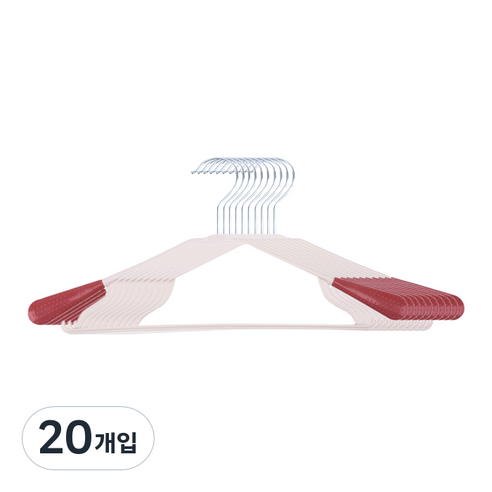 논슬립 옷걸이 Y121, 타입2, 20개