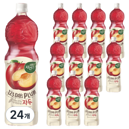 자연은 자두 음료, 24개, 1.5L