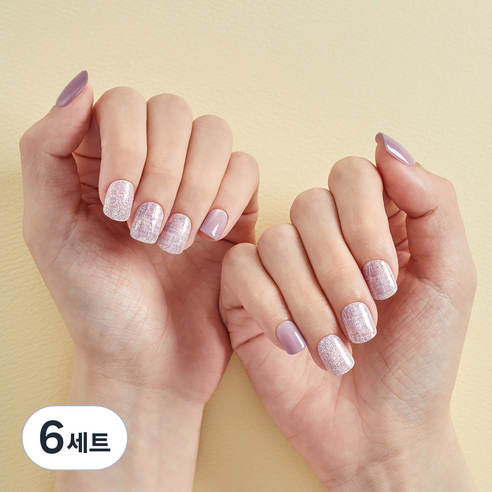 데싱디바 매직프레스 세트, 디어 라일락, 6개